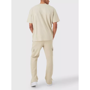 Personalizado 100% algodón en blanco peso pesado holgado polar chándal para hombres sudadera y pantalones de chándal Jogger conjuntos chándal - Product Image 6