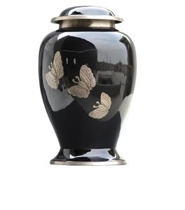 Adult Cremation Urns for Male/Female Funeral Urn for Human Ashes Decorative Urns for Ashes <b>Large</b> <b>Keepsake</b> <b>Box</b> (Butterfly Blue) - Product Image 1
