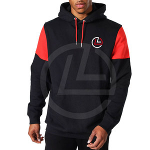 Sudadera con capucha informal para hombre con tejido mezclado de algodón y estilo Streetwear Sudadera con capucha lisa - Product Image 1