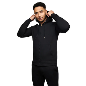 Conception de votre propre logo, sweats à capuche d'hiver pour hommes personnalisés, fibre de bambou de haute qualité, coton, coupe ample, service OEM - Product Image 2