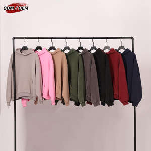 Élégant 280 GSM Hoodies Confortable Doux Coton Unisexe Sweats Casual Wear Prix Usine En Gros Custom Supply - Product Image 2