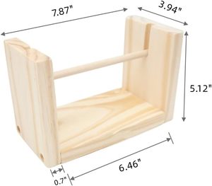 Yarn Holder <b>Knitting</b> Yarn Holder Wooden Crochet & Thread Stand <b>Storage</b> Rack <b>Knitting</b> Accessories - Product Image 6