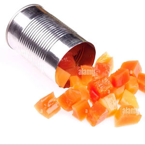 Vente chaude de morceaux de papaye rouge en conserve de qualité supérieure au sirop Quantités en vrac Stock du fournisseur du Vietnam - Product Image 1