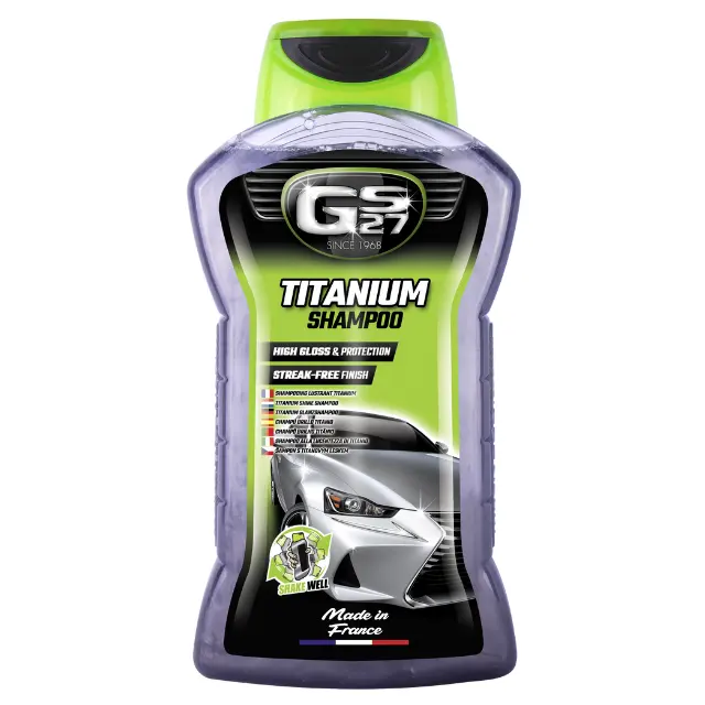 GS27 CLASSICS Ultra shine titanium shampoo 535 ml PREMIUM CAR CARE PRODUCT MADE IN FRANCE CAR DETAILING