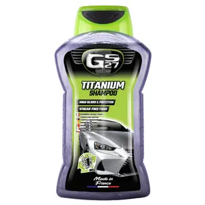 GS27 CLASSICS Ultra Shine Titanium Shampoo 535 Ml PREMIUM CAR CARE PRODUCT MADE IN FRANCE CAR DETAILING