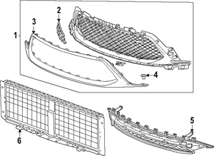 2024 Encore GX F Grille Luxury Plastic Fender <strong>Part</strong> Easy Installation New Condition Replacement <strong>Part</strong> 42828790 - Product Image 2
