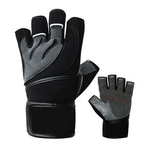 Gants de fitness en nylon respirant avec logo personnalisé pour l'entraînement d'haltérophilie Gants de gymnastique pour l'entraînement - Product Image 6
