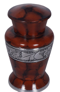 เก็บโกศโลหะสำเร็จรูปสำหรับใส่เถ้ากระดูกของมนุษย์ขี้เถ้าโกศโลหะตกแต่ง - Product Image 6