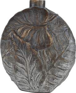 Vase à fleurs en métal doré antique, pot de fleurs rustique en fer vintage, centre de table pour mariage et décoration intérieure, vase en laiton vieilli de luxe, vente en gros - Product Image 2