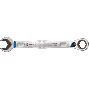 Joker 19mm Key White <b>Open</b>-<b>End</b> Reversible Ratchet Wrench 246mm Length with 15 WERA Ring <b>End</b> Shop Tools - Product Image 1