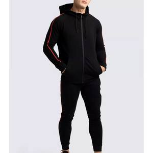 ชุดกีฬาผ้าฟลีซวิ่งจ๊อกกิ้งเข้ารูปขนาด XL ของผู้ชายเสื้อออกกำลังกายลำลองสไตล์ใหม่เป็นมิตรต่อสิ่งแวดล้อม - Product Image 1