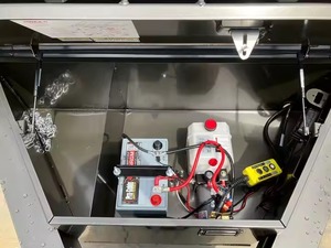 Puerta de Granero/Portón Abatible para Remolque Agrícola D14K7142X-Gris con Engranaje y Motor, Componentes Esenciales - Product Image 4