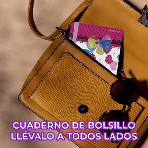 Flirty Hearts Notebook with 75 Lined Sheets B6 B5 <b>A5</b> Sizes for School Use PP Cover Material Sewing Thermal Loose-leaf Bindings - Product Image 6