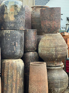 Fourniture d'usine grande jardinière de jardin en céramique émaillée extérieure poterie de plantes d'extérieur de haute qualité pour l'affichage de fleurs et de plantes - Product Image 4