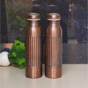 Large-capacity Pure Copper <b>Water</b> <b>Bottle</b> for Storing <b>Water</b> Overnight to Retain Essential Minerals and Promote Wellness - Product Image 2