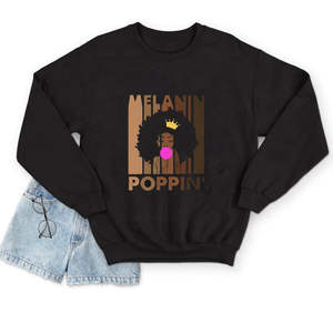 Sudaderas 100% Algodón Melanin Poppin para Mujer, Transpirables, Tejidas, con Forro, para Otoño/Invierno, Ligeras - Product Image 3