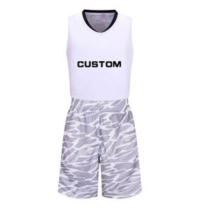 Vêtements de sport de basket-ball de qualité supérieure pour hommes BSCI Polyester respirant nouveau style vêtements d'extérieur grande taille bonne vente basket-ball - Product Image 1