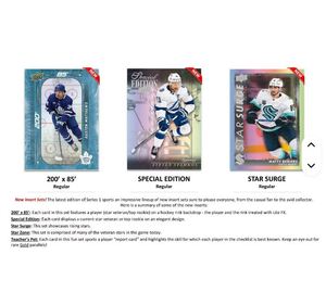 Approvisionnement en gros d'usine 2023 24 Upper Deck Series 1 Hockey Blaster Box provenant d'un vendeur américain de premier plan - Product Image 5