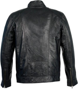 Personalizada de piel de cordero de los hombres de la motocicleta de moda chaqueta de cuero chaquetas de los hombres chaqueta de cuero de la motocicleta - Product Image 3