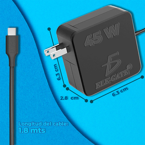 Caricabatterie Universale Quadrato da 45W Tipo C con Uscita 25A, Funzione QC3.0 e PD, Compatibile con Telefoni EU US UK, con Spina EU - Product Image 4