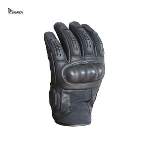 ถุงมือหนังสำหรับขี่มอเตอร์ไซค์แบบสัมผัสหน้าจอ  แบบยาว  ป้องกันการกระแทก  สีดำ  สำหรับผู้ชาย  สำหรับเล่นกีฬา  สำหรับแข่งรถ - Product Image 5
