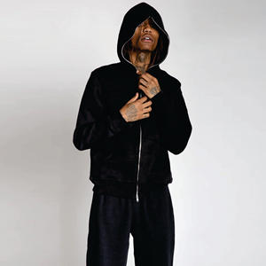 Neuankommling herren hoodies benutzerdefinertes สติกเกอร์ลายระเบิดดีไซน์หุ่นเพรียวบางน้ำหนักมีฮู้ด - Product Image 5