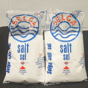 Selga 1Kg ISO Secure Sel de table de qualité alimentaire en poudre fine Sel de mer raffiné de qualité supérieure pour la cuisson Sachet d'approvisionnement en gros en vrac - Product Image 3