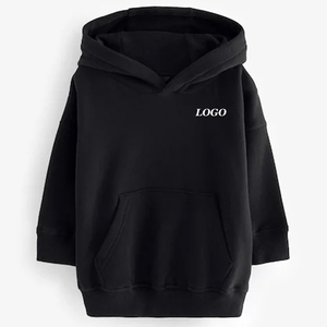 Sweat à capuche classique pour garçons, couleur unie, avec logo personnalisable, prix abordable pour les commandes en gros, prix d'usine 2026, décontracté - Product Image 1