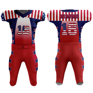 Uniforme de Fútbol Americano de Secado Rápido, Último Modelo, Superventas, Cómodo para Adultos, Personalizable, Jersey de Entrenamiento para Club - Product Image 1