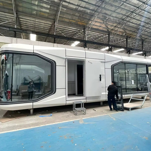 2025สำเร็จรูปบ้านสำเร็จรูปพร้อมแคปซูลห้องพักในโรงแรมห้องโดยสารมีห้องนอนราคาถูกจัดส่งฟรีสหรัฐอเมริกา