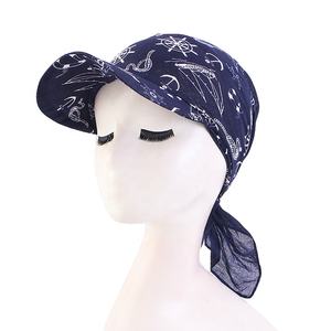 Casquettes de sport style INS, bonnets en coton à imprimé paisley, bandana, casquette de baseball, printemps automne, casquettes de sport nouées pour l'extérieur - Product Image 5