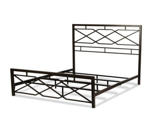 Cama de hierro forjado con mesa lateral para niñas, marco de hierro forjado moderno, cama de Metal doble hecha con cama de madera para hostal - Product Image 4