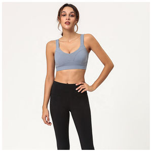 Soutien-gorge de sport à fort impact, vêtements de sport pour femmes, soutien-gorge de sport anti-chocs, yoga, dos élégant, haut de sport - Product Image 2