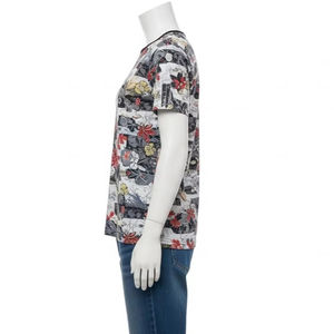 เสื้อยืดผ้าคอตตอนผสมพิมพ์ลาย แขนสั้น เนื้อผ้านุ่ม ระบายอากาศดี สวมใส่สบาย เหมาะสำหรับใส่ในชีวิตประจำวัน รับผลิตตามแบบ สั่งซื้อจำนวนมาก ส่งออกทั่วโลก - Product Image 2