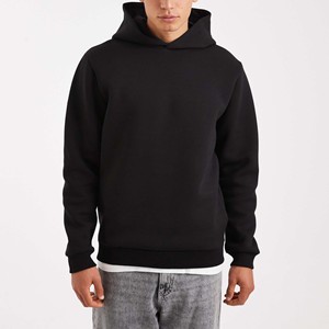 Sudadera con capucha lisa para hombre al por mayor, de tejido Air Layer, 460g, de forro polar técnico pesado, tipo jersey, corte estándar, frente liso, para personalización, venta al por mayor de fábrica - Product Image 1