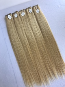 Machine à donneur unique de cheveux humains vierges indiens droits de qualité supérieure de 24 pouces Double trame douce #24 vendeurs d'exportation de tissage - Product Image 3