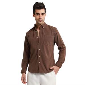 เสื้อผ้าลูกฟูกหรูหราสำหรับผู้ชายผ้าคุณภาพระดับพรีเมียมสวมใส่สบายมีสไตล์สำหรับการสวมใส่ในชีวิตประจำวันได้อย่างง่ายดาย - Product Image 2