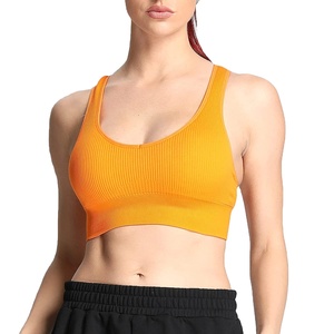 Débardeur court côtelé en maille respirante de haute qualité pour femme, style décontracté et sportif, vente en gros pour l'été - Product Image 1