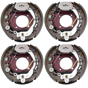 Kit de freins électriques pour remorque, 12,25 x 3,375 pouces, 2 paires de freins électriques auto-ajustables pour essieu de remorque de 10 000 lb, avec système de recul - Product Image 1