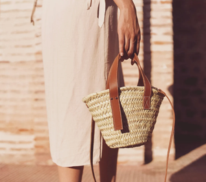 Sac en paille fait à la main/ins plage vacances d'été sac tissé sauvage hypoallergénique - Product Image 1