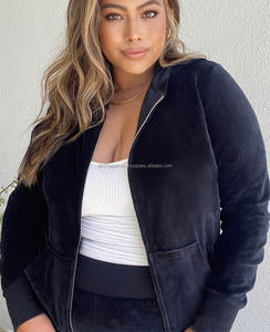 Poids lourd Y2K Streetwear sweat à capuche court pour femmes lavage à l'acide Boxy pleine fermeture éclair solide tricoté décontracté blanc col à capuche Badge - Product Image 3