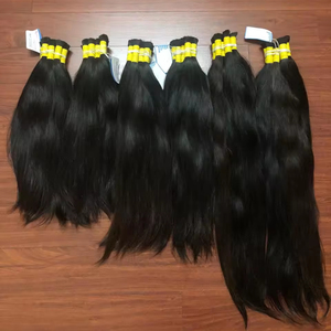 Cabello natural de la mejor calidad, cabello vietnamita de un solo donante, precio al por mayor, extensión a granel de lujo, listo para enviar, trama genius - Product Image 1