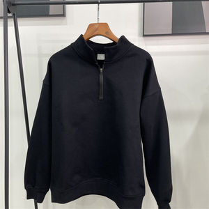 Sudaderas con capucha de mujer con logotipo personalizado, Sudadera con capucha lisa en blanco, sudadera recortada de gran tamaño, sudaderas lisas de peso pesado para mujer - Product Image 3