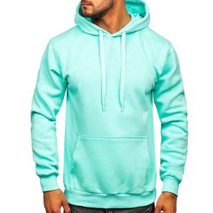 Haute qualité Street Wear sweat à capuche pull à capuche pour hommes épais polaire sweat ample hommes à capuche plaine sport sweat - Product Image 1