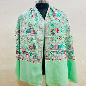 FW nalki ผ้าคลุมไหล่แคชเมียร์แฮนด์เมดทำด้วยมือ - Product Image 5