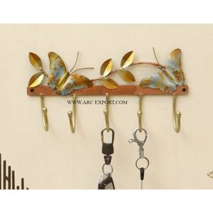 ตะขอแขวนผนังสำหรับบ้านโรงแรมตู้เสื้อผ้าตะขอแขวนเสื้อผ้าเสื้อโค้ทผ้าทำจากอลูมิเนียมติดผนังแบบซ่อนติดผนังมะม่วงหลากสีห้าตะขอและราง - Product Image 3