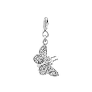 Breloques de bijoux fins des années 925 en argent sterling Zircon pierre breloques accessoires stock prêt - Product Image 1
