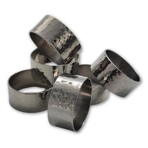 Custom-crafted Stainless Steel Napkin Rings with Intricate Details and a Corrosion-resistant Finished for Luxurious <b>Table</b> Decor - Product Image 1