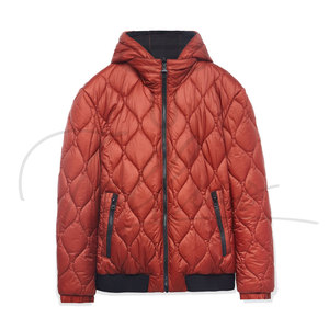 Chaqueta Bomber con Logotipo Personalizado para Hombre, Cuello Alto Delgado, Posición del Logotipo en la Parte Delantera, Servicio OEM - Product Image 1