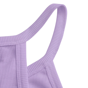 Débardeur côtelé dos nageur pour femme, coupe ajustée, sans manches, avec fronces latérales, idéal pour l'été, décontracté ou pour la gym - Product Image 4